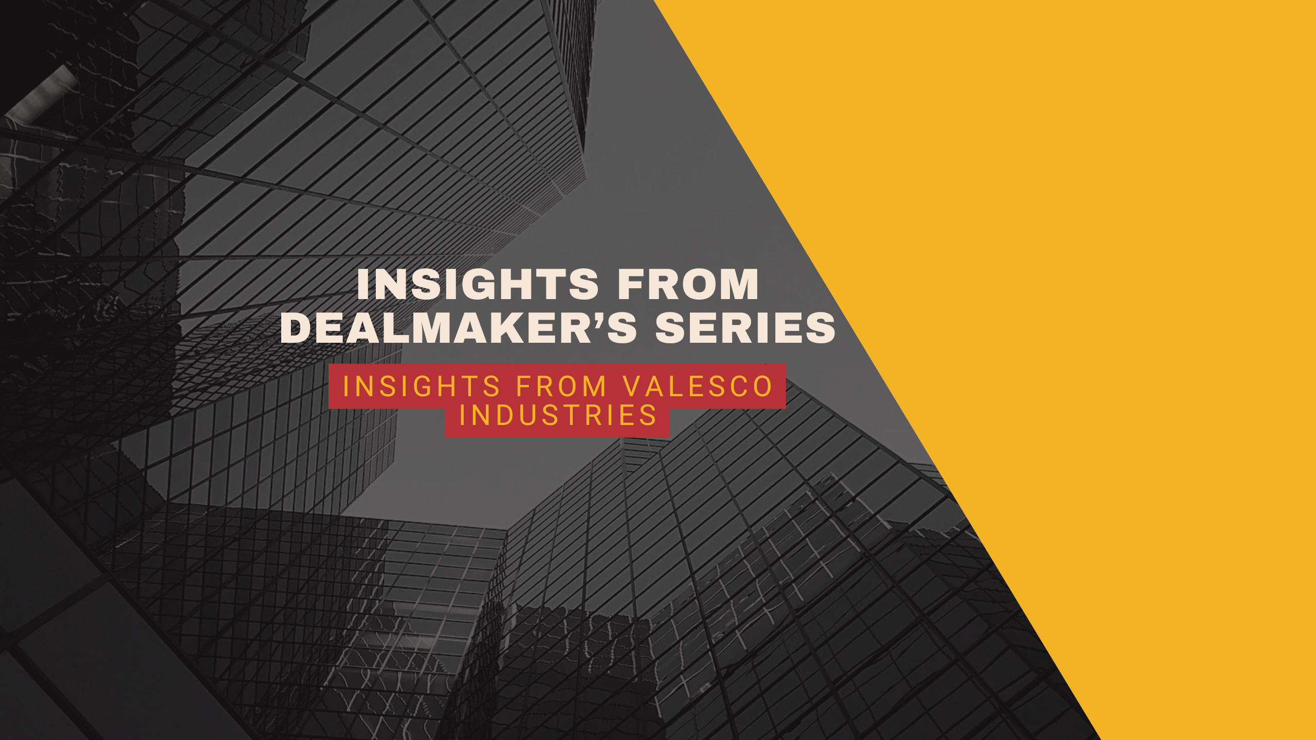 Navigating Volatility: Insights on Middle-Market Investing with Jack Sadden of Valesco Industries